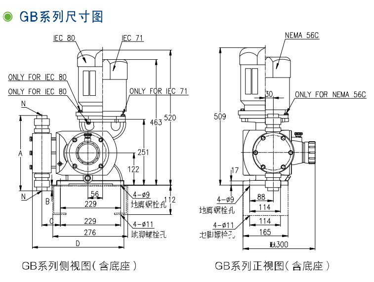 GB系列機械隔膜計量泵