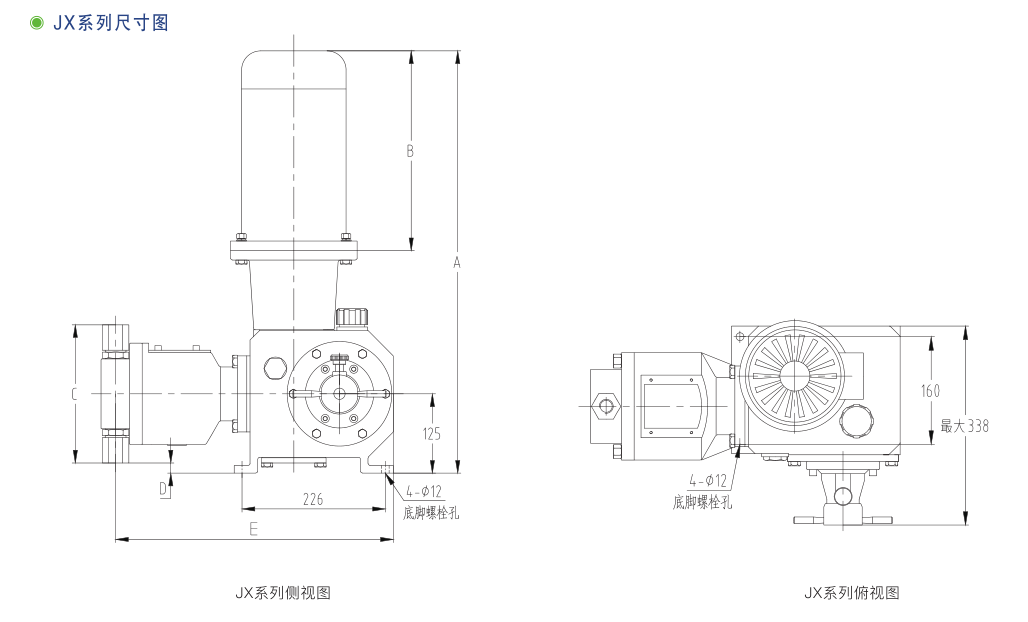 JX系列柱塞計(jì)量泵